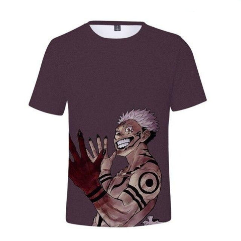 T Shirt Anime Ryomen Sukuna - Jujutsu Kaisen Shop